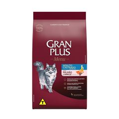 GRAN PLUS GATO CASTRADOS (SALMÃO E ARROZ) - 10,1KG