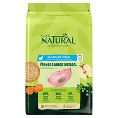 GUABI NATURAL CÃES FILHOTES PORTE MINI E PEQUENO (FRANGO E ARROZ) INTEGRAL - 20KG