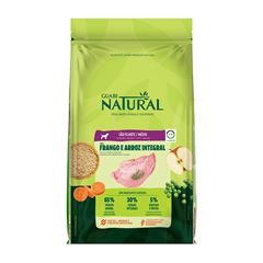 GUABI NATURAL CÃES FILHOTES PORTE MÉDIO (FRANGO E ARROZ) INTEGRAL - 20KG