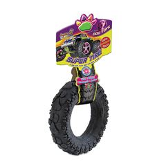 PNEU DE BORRACHA PRETO MACICO (GRANDE) - 145MM