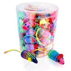 POTE RATINHOS COLORIDOS FIO DE POLIESTER - COM 60 UNIDADES 
