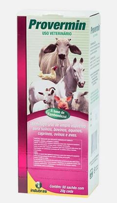 PROVERMIN PÓ - CAIXA COM 50 UNIDADES DE 20G