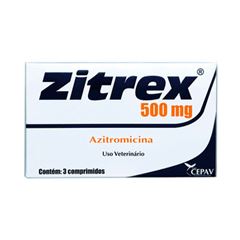 ZITREX 500MG - CONTENDO 3 COMPRIMIDOS 