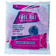 FREE RAT ISCA PELETIZADA 40X25G