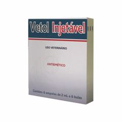 VETOL INJETÁVEL -  6 AMPOLAS DE 2ML