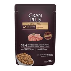 GRAN PLUS SACHÊ GOURMET CÃO ADULTO (FRANGO) - 100G