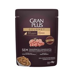GRAN PLUS SACHÊ GOURMET GATO ADULTO TRATO URINÁRIO (FRANGO) - 85G