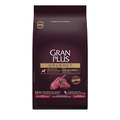 GRAN PLUS GOURMET CÃO ADULTO PORTE MÉDIO E GRANDE (OVELHA) - 3KG