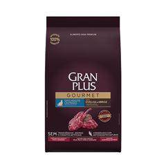 GRAN PLUS GOURMET GATO CASTRADOS (OVELHA E ARROZ) - 1KG