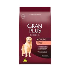 GRAN PLUS CHOICE CÃO ADULTO (FRANGO E CARNE) - 20KG