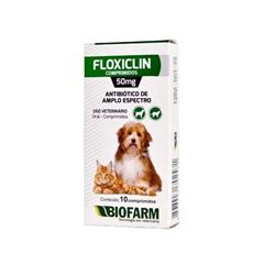 FLOXICLIN 50MG - 10 COMPRIMIDOS 