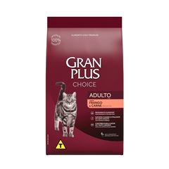 GRAN PLUS CHOICE GATO ADULTO (FRANGO E CARNE) - 10,1KG