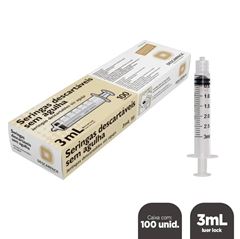 SERINGA 3ML LUER LOCK 