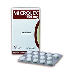 MICROLEX 250MG - CONTENDO 14 COMPRIMIDOS 