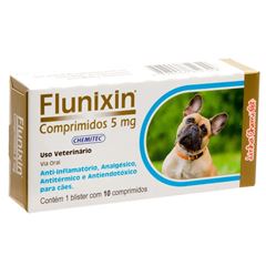 FLUNIXIN COMPRIMIDOS 5MG  - 1 BLISTER COM 10 COMPRIMIDOS CADA