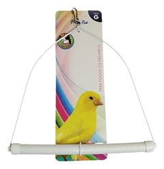 BALANÇO GRANDE BRANCO PARA PÁSSAROS