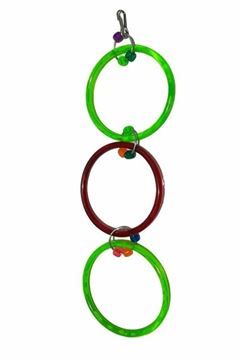 BALANÇO DE PLÁSTICO GRANDE COLORIDO PARA PÁSSAROS