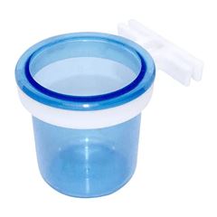 PORTA VITAMINA MÉDIO AZUL COM SUPORTE 