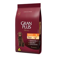 GRAN PLUS MENU CÃO ADULTO RAÇA MÉDIA E GRANDE SENIOR - 3KG