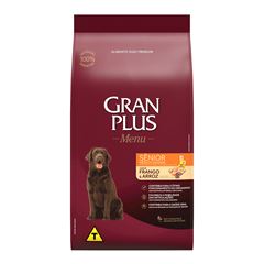 GRAN PLUS MENU CÃO ADULTO RAÇA MÉDIA E GRANDE SENIOR - 15KG