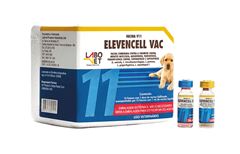 LABOVET VACINA V11 ELEVENCELL - 1ML ACONDICIONADO EM CAIXA COM 15 DOSES 