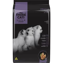 RAÇÃO THREE CATS SUPER PREMIUM FILHOTE FRANGO - 3KG