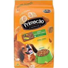RAÇÃO PRIMOCÃO (RAÇA MÉDIA E GRANDE) CARNE E VEGETAIS - 20KG