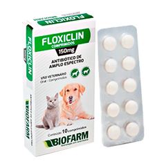 FLOXICLIN 150MG (HOSP) - 24 BLISTERS COM 10 COMPRIMIDOS CADA