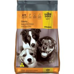 RAÇÃO THREE DOGS ORIGINAL FILHOTE (RAÇAS MÉDIAS E GRANDE) - 10,1KG