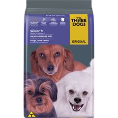 RAÇÃO THREE DOGS ORIGINAL SENIOR  (RAÇAS MINI E PEQUENA) - 15KG