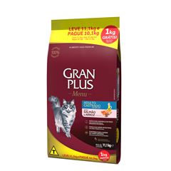 GRAN PLUS MENU GATO CASTRADO (SALMÃO E ARROZ) - 11,1KG