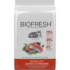 RAÇÃO BIOFRESH GATO CASTRADO SALMÃO - 1,5KG