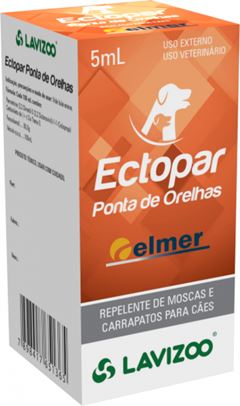LAVIZOO ECTOPAR PONTA DE ORELHA - 5ML