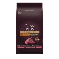 GRAN PLUS GOURMET CÃO FILHOTE RAÇA MÉDIA E GRANDE (OVELHA E ARROZ) - 15KG