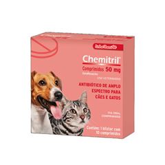 CHEMITRIL COMPRIMIDOS 50MG - 1 BLISTER COM 10 COMPRIMIDOS