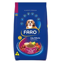 FARO CÃO FILHOTE (CARNE, FÍGADO E FRANGO) - 20KG