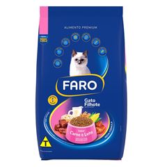FARO GATO FILHOTE (CARNE E LEITE) - 20KG