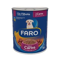 FARO LATA CÃO FILHOTE (CARNE) - 280G 