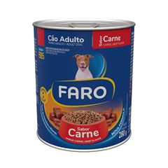 FARO LATA CÃO ADULTO (CARNE) - 280G 