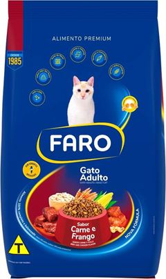 FARO GATO ADULTO (CARNE E FRANGO) - 10,1KG