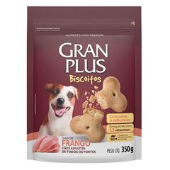 GRAN PLUS BISCOITO CÃO ADULTO (FRANGO) - 300G