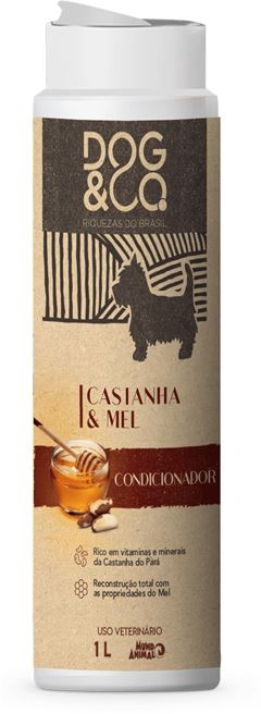 DOG&CO RIQUEZAS DO BRASIL CONDICIONADOR CASTANHA E MEL - 1L