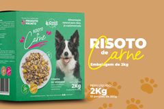 ALIMENTO NATURAL PARA CÃES RISOTO DE CARNE - 2KG