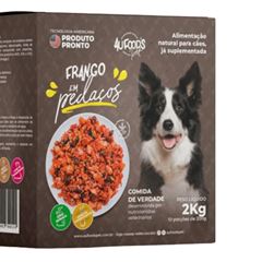 ALIMENTO NATURAL PARA CÃES FRANGO EM PEDAÇOS - 2KG