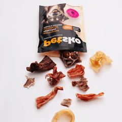 PETISCO MIX BITES BOVINO DESIDRATADO - 80G