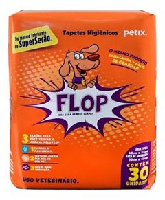 TAPETE HIGIÊNICO FLOP MAX SLIM - 30 UNIDADES 