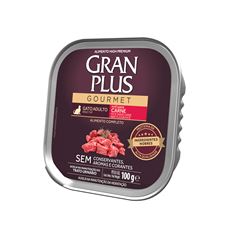 GRAN PLUS GOURMET PATE GATO ADULTO (CARNE) - 100G