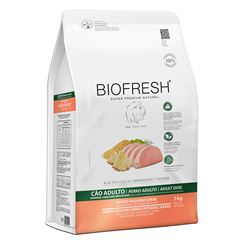 RAÇÃO BIOFRESH CÃO ADULTO (RAÇA MINI E PEQUENA) LOMBO E ABACAXI - 1KG
