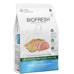 RAÇÃO BIOFRESH CÃO ADULTO (RAÇA MÉDIA) LOMBO E ABACAXI - 10,1KG