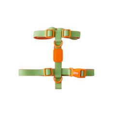 PEITORAL H ACQUA WAVE  VERDE - BORRACHA LARANJA - REVESTIMENTO EM SILICONE - G